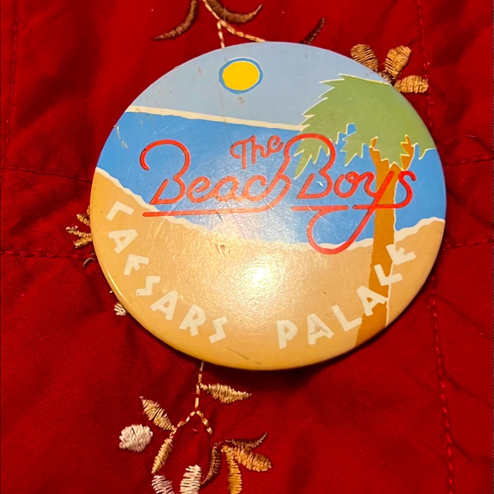 🔥VINTAGE THE BEACH BOYS CAESARS PALACE RESIDENCY LAS VEGAS PIN COLLECTORS